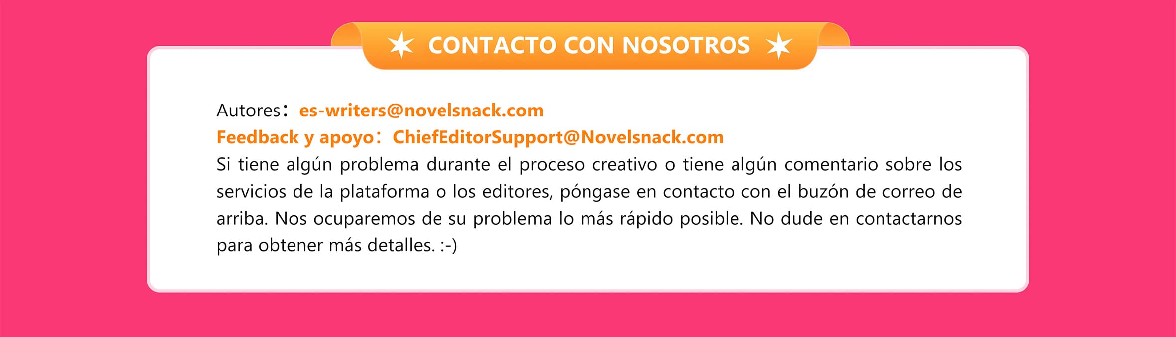Banner de Beneficios para Escritores 5