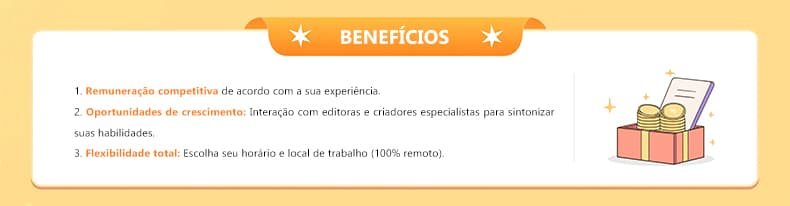 Benefícios para editores de aquisição da NovelSnack - seção mobile 4