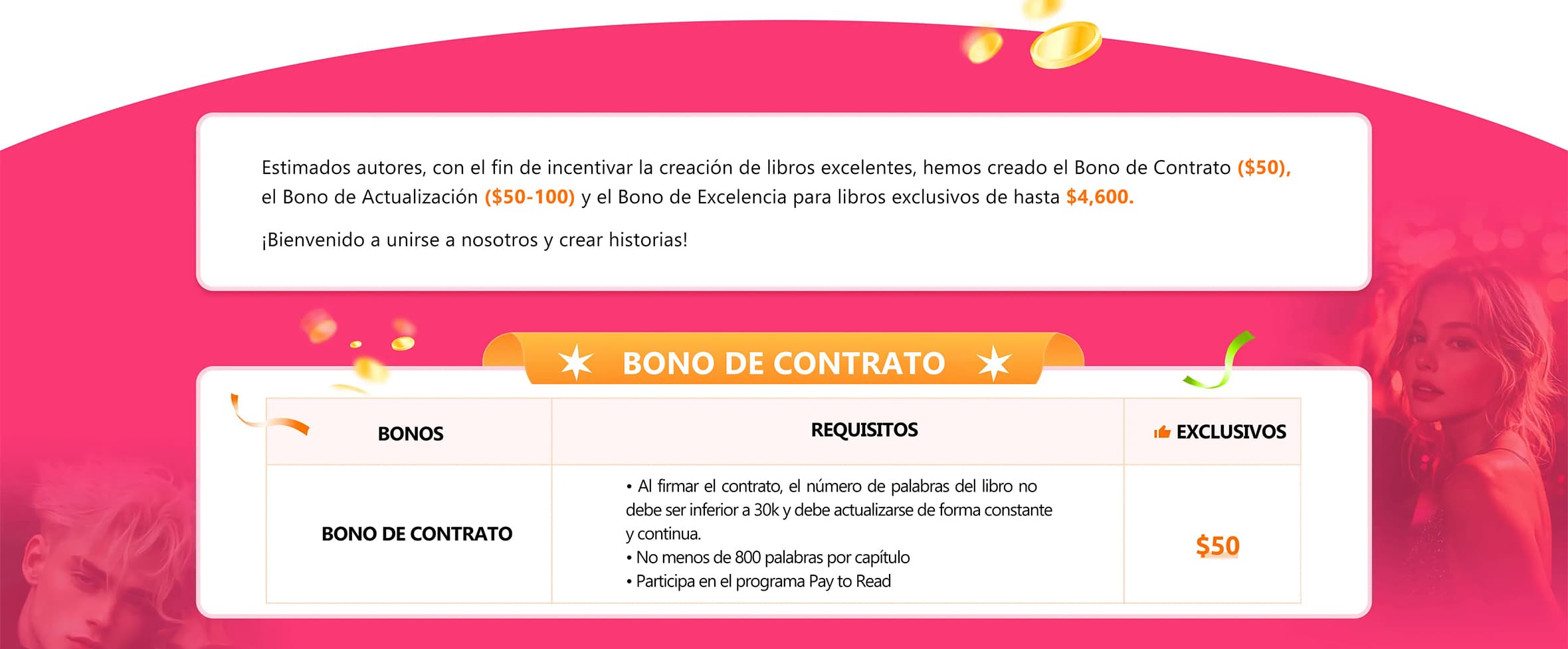 Banner de Beneficios para Escritores 2