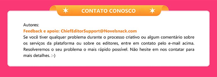 Benefícios para escritores da NovelSnack - banner mobile 5