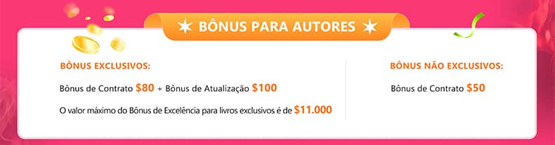 Benefícios para escritores da NovelSnack - banner mobile 2