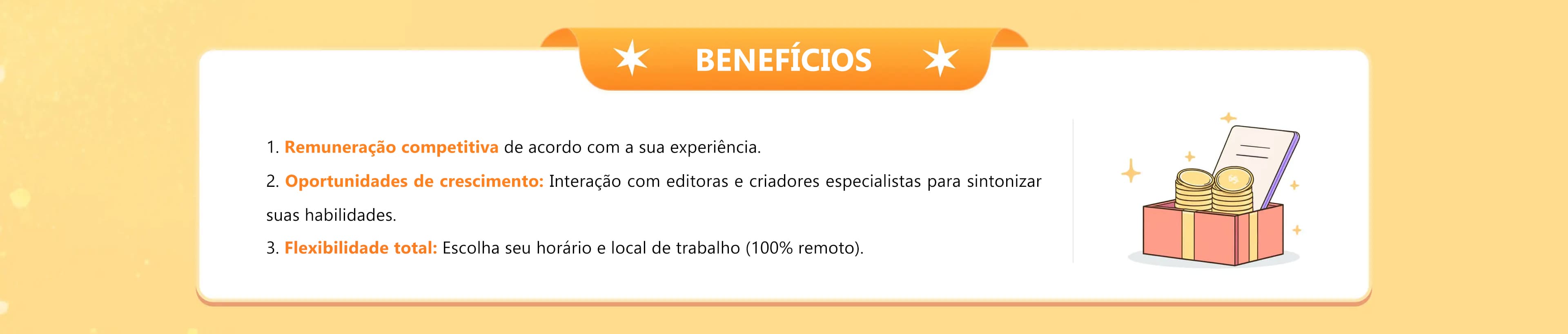 Benefícios para editores de aquisição da NovelSnack - seção desktop 4