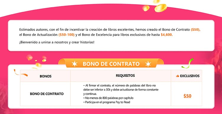 Banner Móvil de Beneficios para Escritores 2