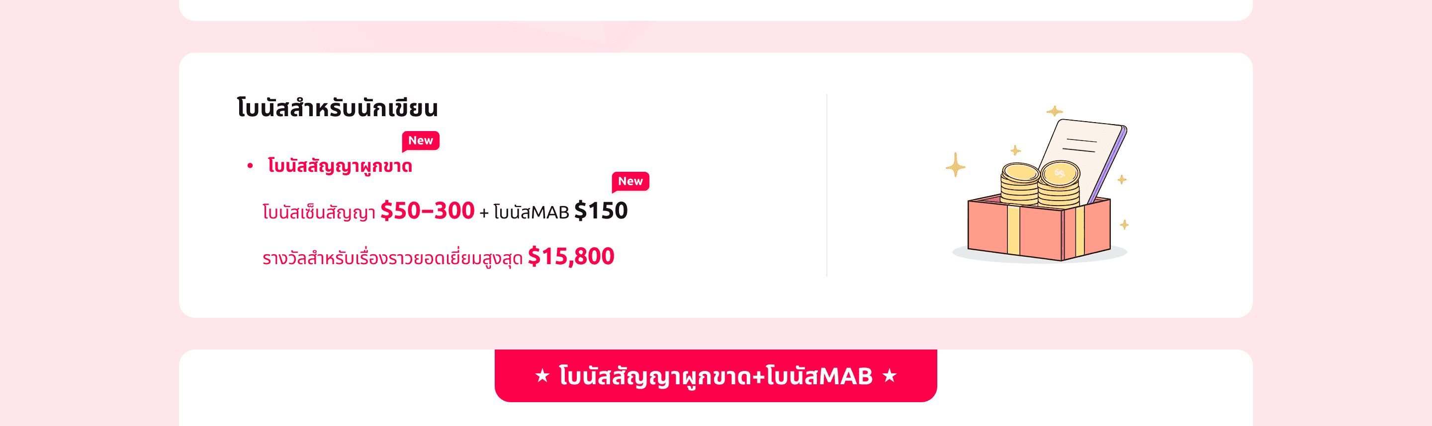 แบนเนอร์ผลประโยชน์นักเขียน 2